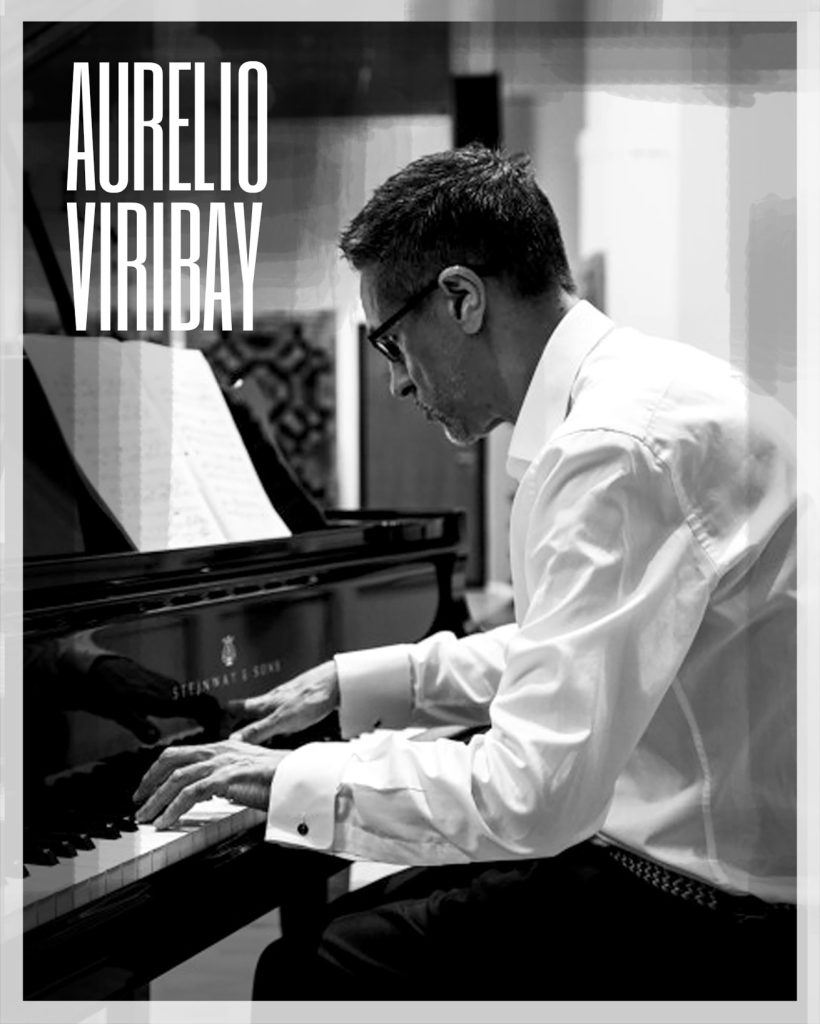 Retrato de Aurelio Viribay, pianista colaborador de Anaga Classics, sello discográfico música clásica canaria